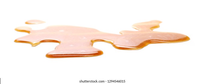 Spilled beer puddle with foam isolated on white background and texture - Shutterstock ID 1294546015