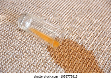 Spilled Juice On Carpet