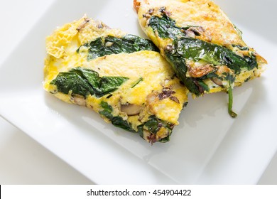 Spinach And Mushroom Omelette