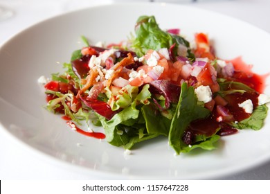 Spinach Salad With Raspberry Vinaigrette