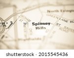 Spinney Hills on a geographical map of UK