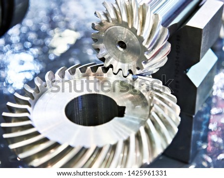 Spiral bevel gear metal sample