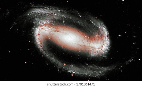 Spiral galaxy in the constellation Eridanus NGC 1300 Elements of this image are furnished by NASA.