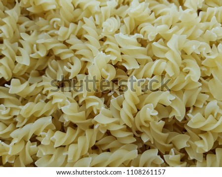 Spiral pasta pattern
