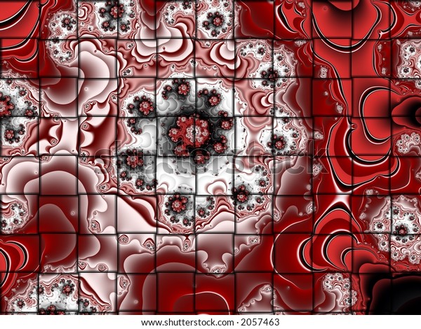 Spiral Red Squares High Resolution Illustration Stock Photo 2057463 ...