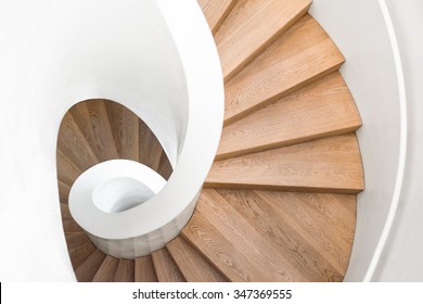 Spiral staircase inside building, Modern spiral staircase, Luxurious interior staircase, Home stair symbol, Modern stairs, Communicating element house - Powered by Shutterstock