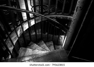 Spiral Staircases Skyscraper Building Black White Stock Photo 795623815 ...