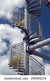 Spiral Stairs To Tripwire On Bournemouth Pier, Dorset