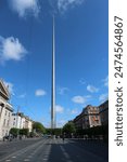 The Spire in the center of Dublin.