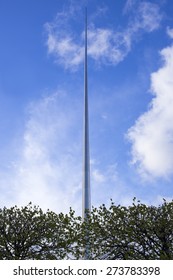 The Spire In The Center Of Dublin City, Ireland