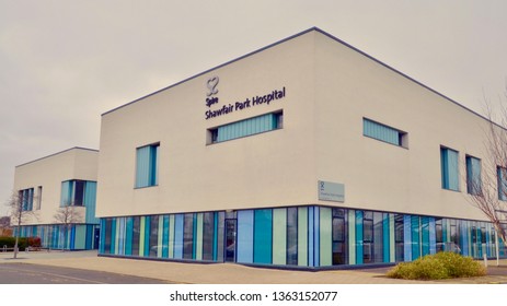Spire Shawfair Park Hospital, private healthcare hospital in the east of Edinburgh. Easter Shawfair Dalkeith. Scotland UK. aPRIL 2019