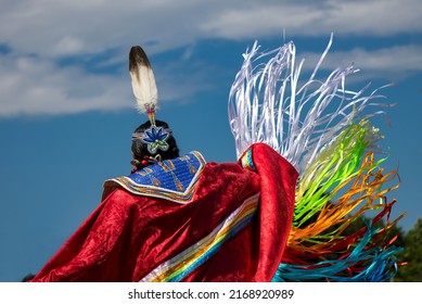 Spirit of the Drum Traditional and Educational Powwow, Smiths Falls, Ontario, Canada, 11-12 June 2022 - Shawl Dancer - Shutterstock ID 2168920989