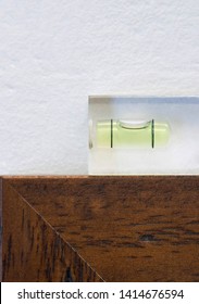 Spirit Level On Wooden Frame