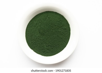 Spirulina Powder In A Bowl