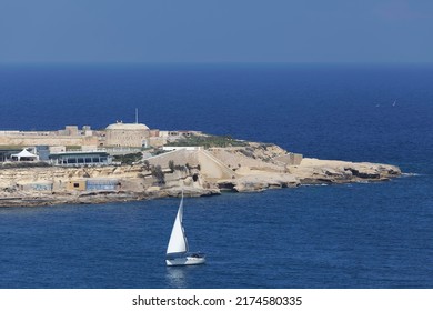 Spit Of Land With Remnants Of Fort Tigné, Tigné Point, Dragut Point, Sliema, Malta