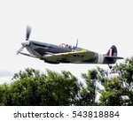 Spitfire in flight