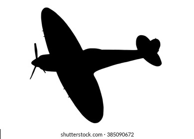 Silhouette Of Spitfire Images, Stock Photos & Vectors | Shutterstock