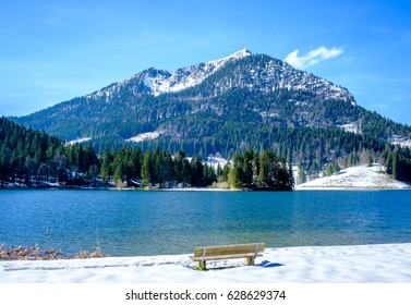 Spitzingsee Lake In Bavaria 