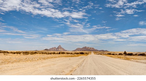 Spitzkoppe mountain in summertime, Namibia