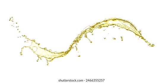 Splash of cooking oil isolated on white - Powered by Shutterstock