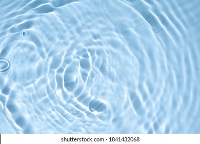 Splash cosmetic moisturizer water micellar toner or emulsion blue colored abstract background - Shutterstock ID 1841432068