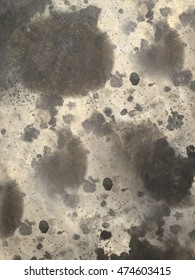 splash dirty oil stain on concrete floor - Shutterstock ID 474603415