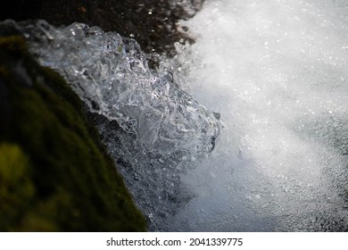 Splash. Mountain River. Kamchatka. Flow.