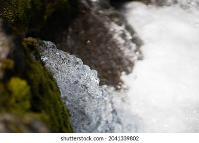 Splash. Mountain River. Kamchatka. Flow.