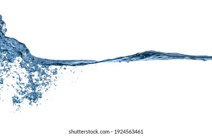 Splash of pure water on light background, closeup