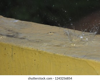 splash of rain