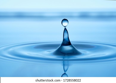 Splash Water Circles Streaks On Surface Stock Photo 1728558022 ...