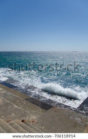 Similar – sea Ocean Blue Coast Beach