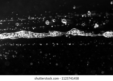 splashes inlets on a black background...