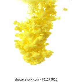 splashes of yellow colour