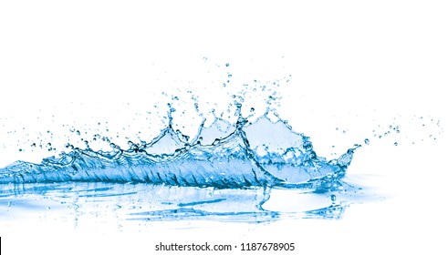 Water Splash Isolated On White Background Stock Photo 374830135 ...