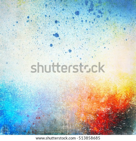 Splatter paint background
