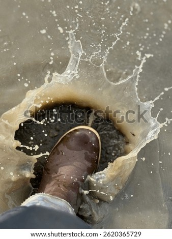 Splish splash splosh it’s spring.
