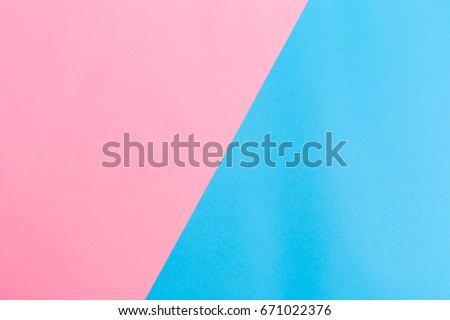 Split blank pink and blue vibrant dutone background