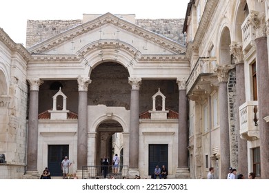 Split, Croatia 28 September 2022. Palace Of Roman Emperor Diocletian.