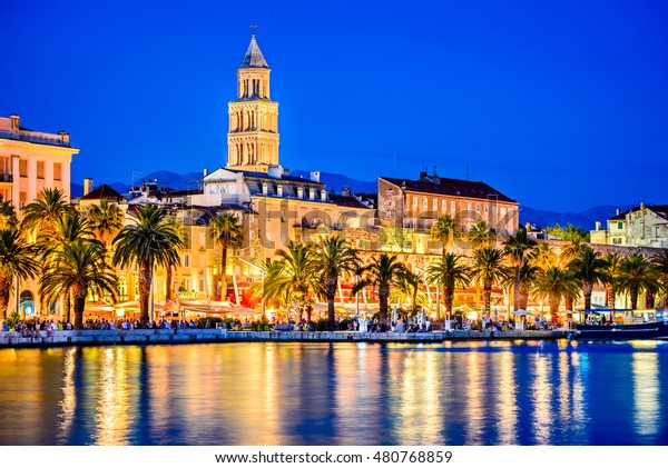 Split Croatia Amazing Split City Waterfront Stock Photo (Edit Now ...