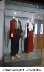 SPLIT, CROATIA - MAY 4, 2019 - Traditional Clothing Of Croatian Villages From The 19th Century,Ethnographic Museum, Split, Croatia