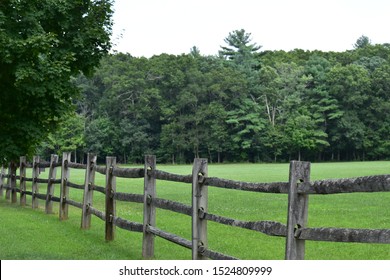 Split Rail Fence At Borderland State Park