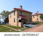 Split Rock Lighthouse Keepers Dwelling Lake Superior Great Lakes Minnesota USA