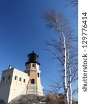 Split Rock lighthouse on the Lake Superior north shore in Minnesota