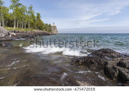 Split Rock Lighthouse On Lake Superior