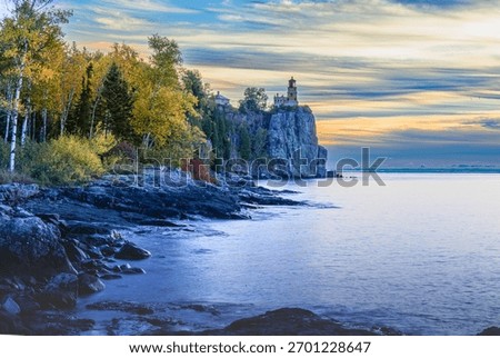 Split Rock Lighthouse at sunrise