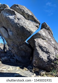 Split Rock In NC At GrandFather Mountain 