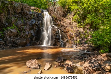 Split Rock River Waterfall Scenic Landscape