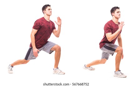 636 Split squat Images, Stock Photos & Vectors | Shutterstock