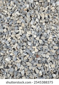 Split stone for agregate material concrete